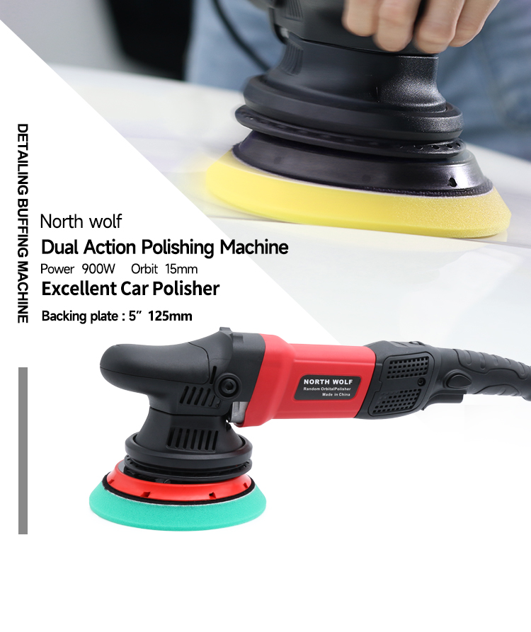 China 15mm Dual Action Auto Polisher, Durable Car Buffer Polishing ...